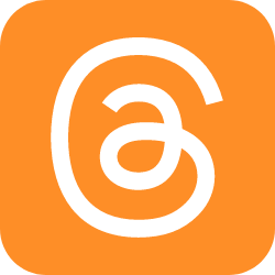 Orange app icon with stylized letter A.