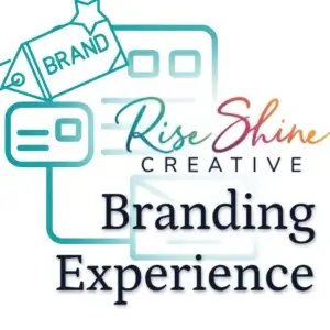 Rise Shine Creative Branding Experience logo design
