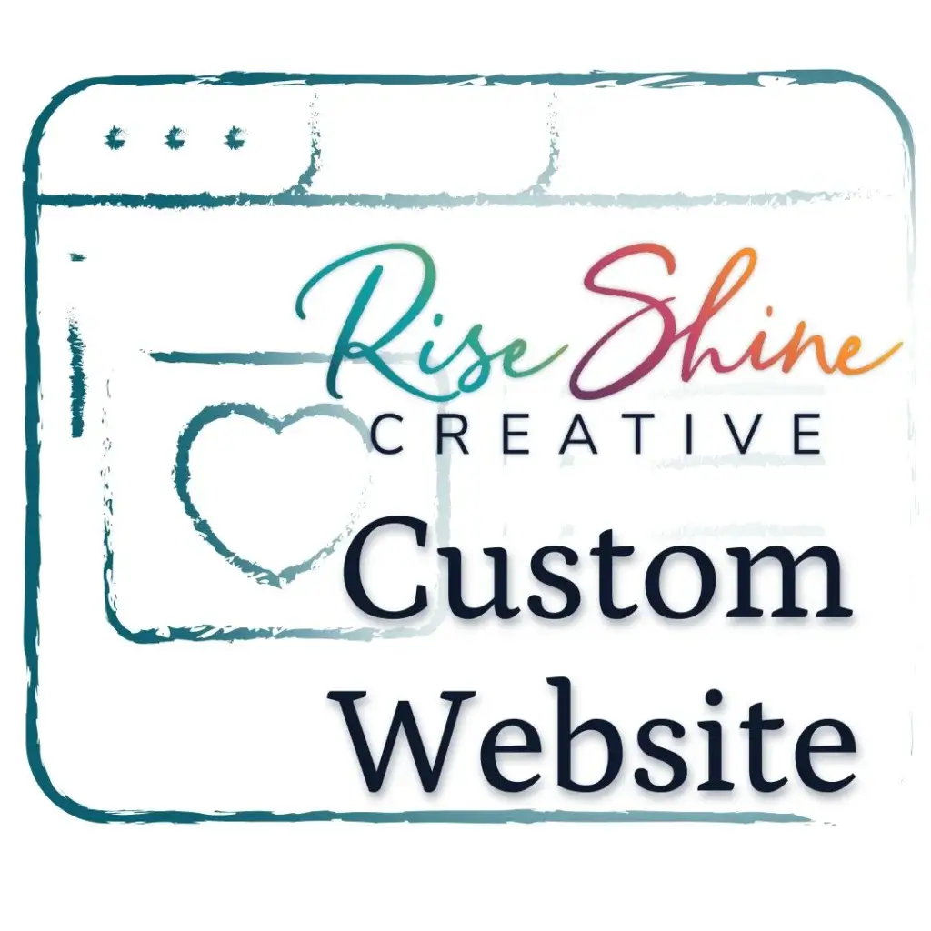 rise shine creative custom websites Creative company offering custom website designs.