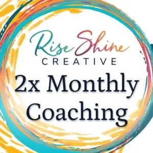 Rise Shine Creative: Bi-monthly Coaching Offer