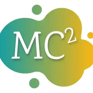 Colorful M C squared logo image